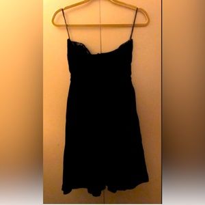 Cathy Hardwick Black Velvet Dress